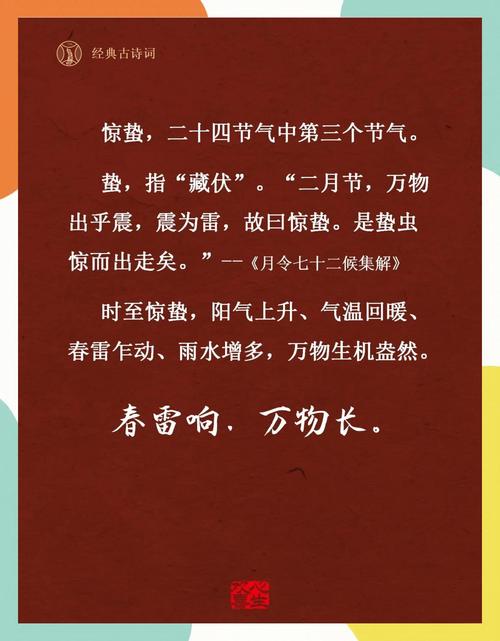 今日惊蛰古代诗人眼中的惊蛰
