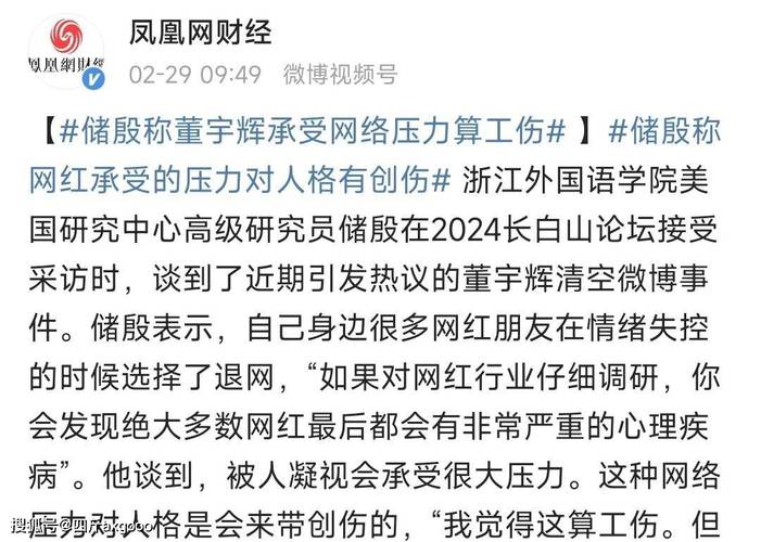 储殷谈董宇辉清空微博：理解同情，算工伤